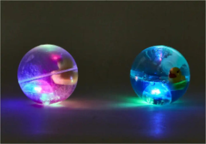 Two’s Company - Light Up Duckie Glitter Bouncing Balls